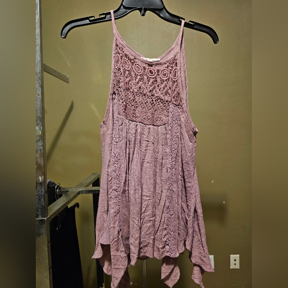 Lace Detail Sleeveless Dress